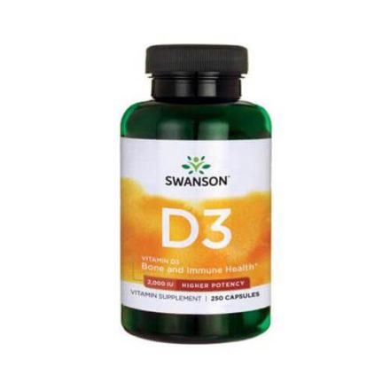 Swanson - D3 vitamin 2000NE - 250 db