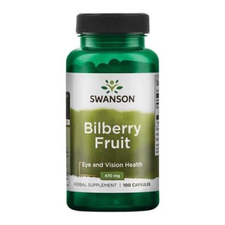 Swanson - Fekete áfonya (Bilberry) gyümölcs 470 mg - 100 db