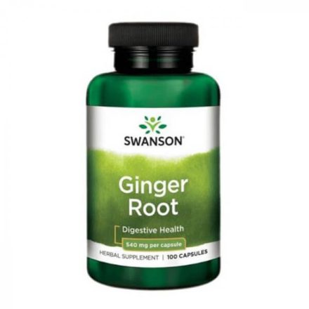 Swanson - Gyömbér (Ginger root) 540 mg - 100 db